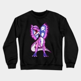 Aurora Colorful Dilphosaurus Crewneck Sweatshirt